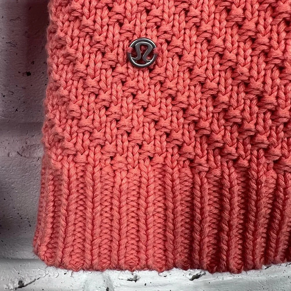 LULULEMON Post Practice Chunky knit Sweater Cardigan Size 10 - Picture 10 of 11